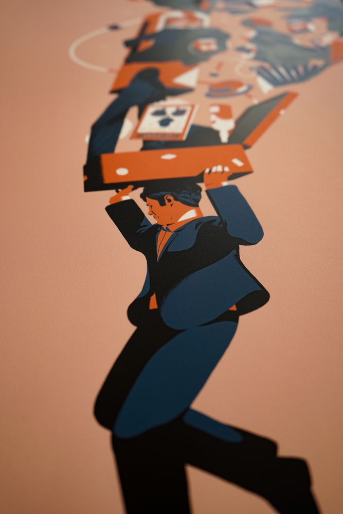 Affiches - AFFICHE PIERROT LE FOU - VARIANT - PLAKAT - DESIGNING MOVIE POSTERS -