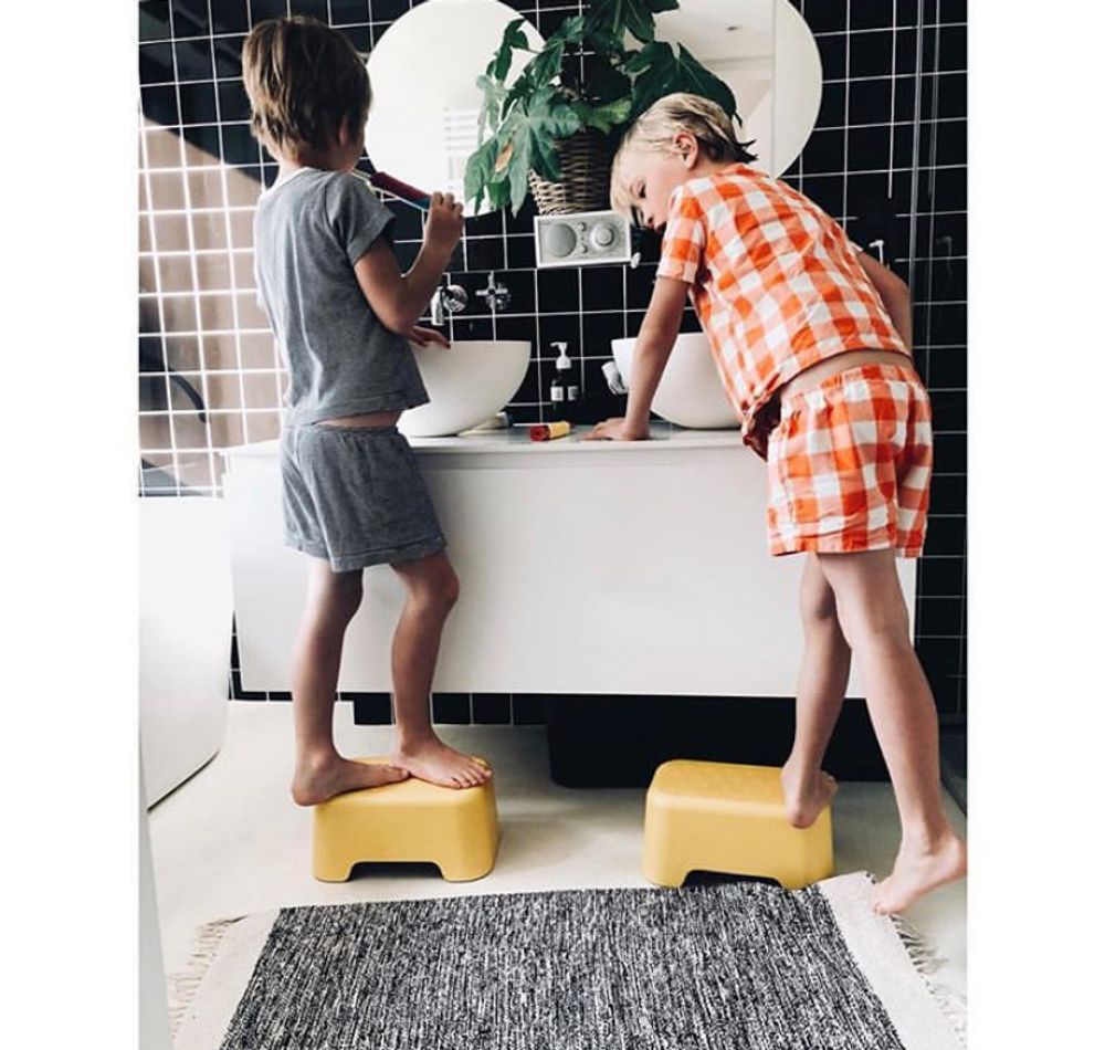 Children's bathtime - Bamboo Kids Stepstool - EKOBO