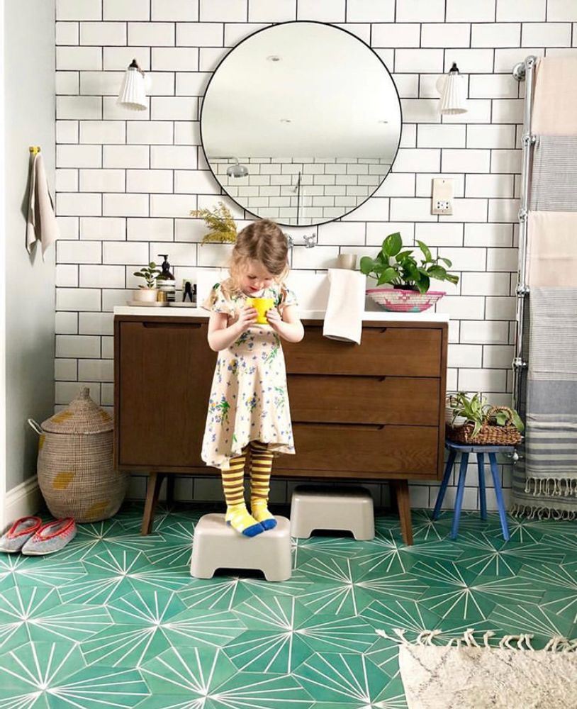 Children's bathtime - Bamboo Kids Stepstool - EKOBO