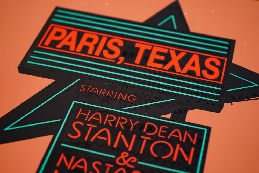 Affiches - AFFICHE PARIS, TEXAS - SUNRISE - PLAKAT - DESIGNING MOVIE POSTERS -