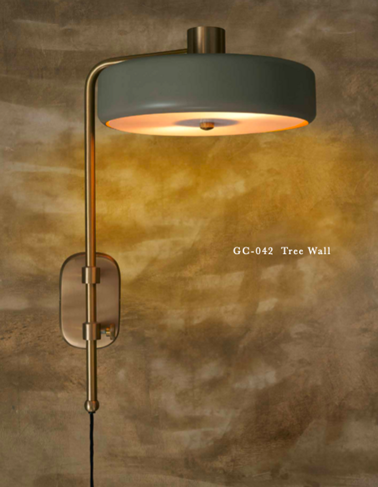 Office design and planning - TREE WALL LAMP - GONG BY JO PLISMY