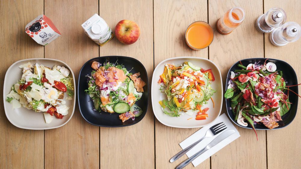 Assiettes au quotidien - Assiettes creuses à salade et pâtes en fibre de bambou - EKOBO
