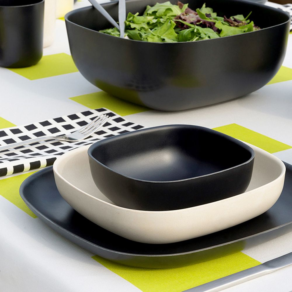 Assiettes au quotidien - Assiettes creuses à salade et pâtes en fibre de bambou - EKOBO