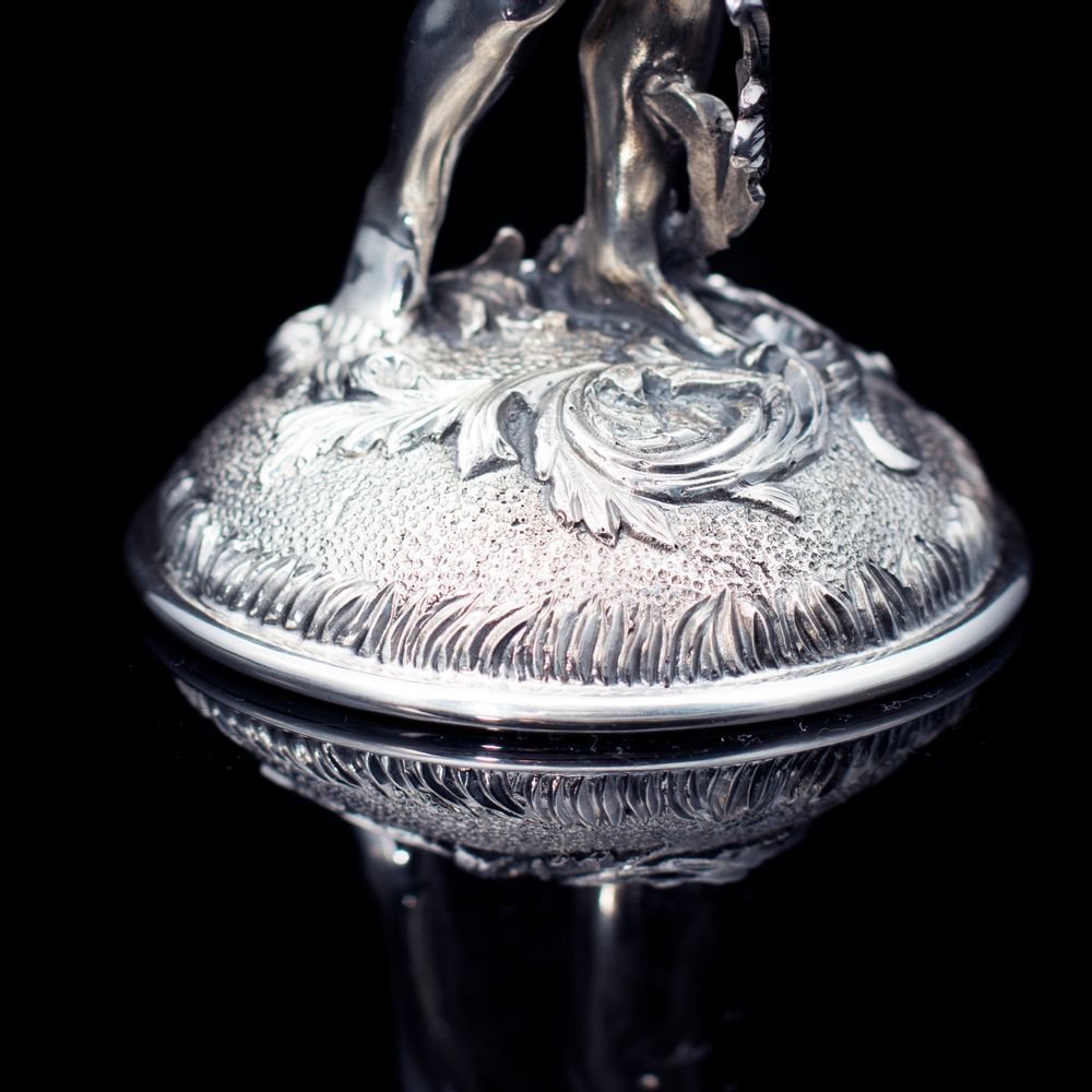 Sculptures, statuettes and miniatures - Adam and Eve Crystal Champagne and Wine Glasses - ORMAS GROUP