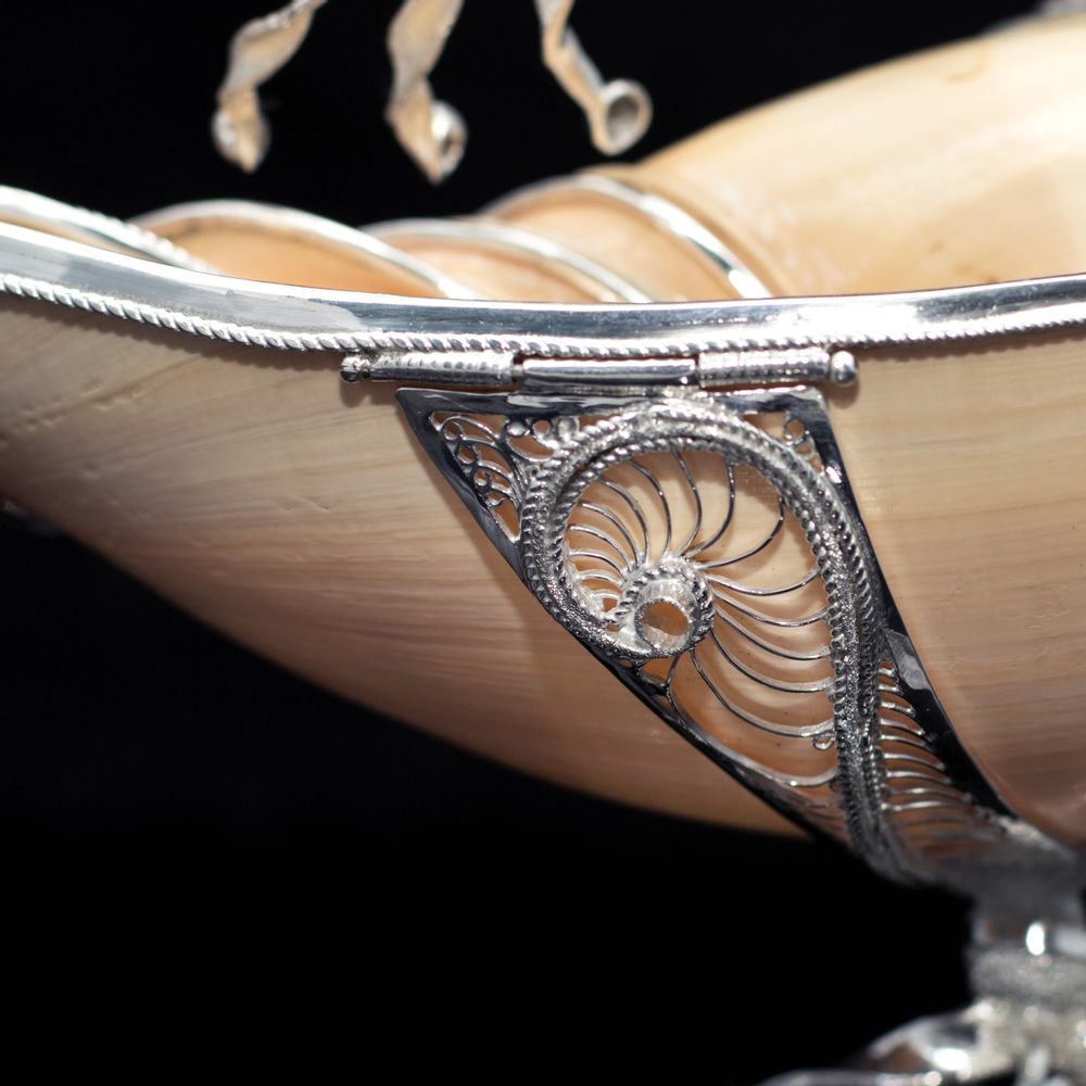 Goldsmithing - Beaujolais Silver Seashell Gravy Boat - ORMAS GROUP