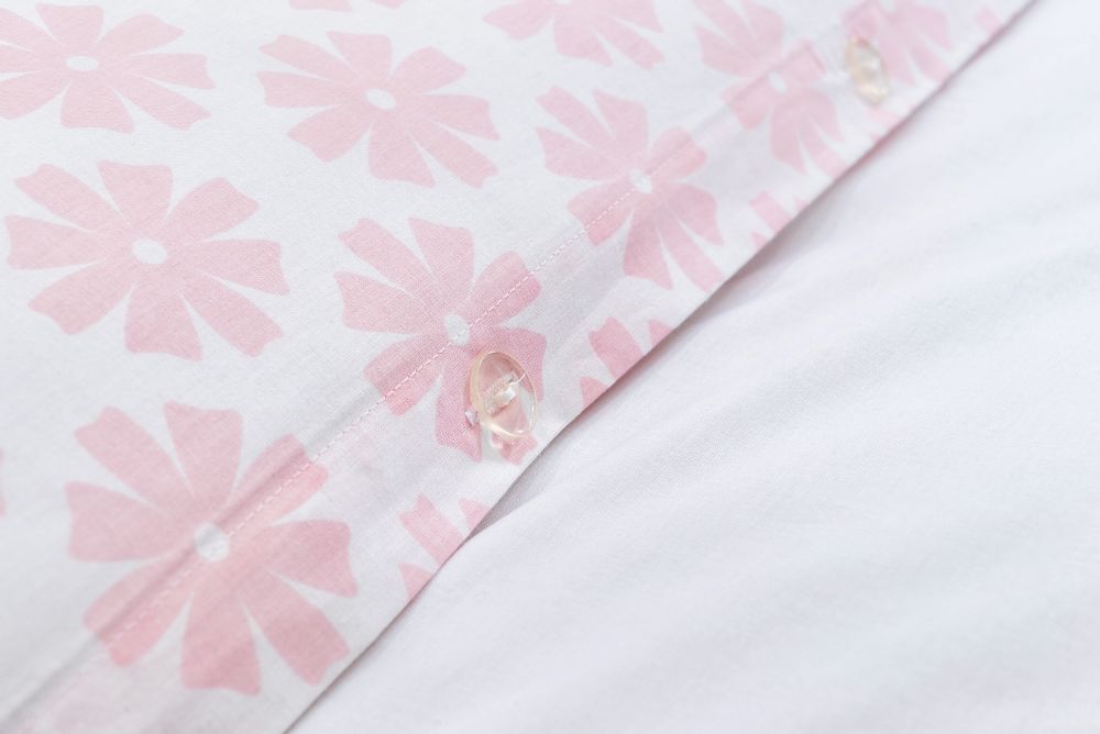 Bed linens - Pink Leisure Duvet Cover Set - MARSALA HOME ®