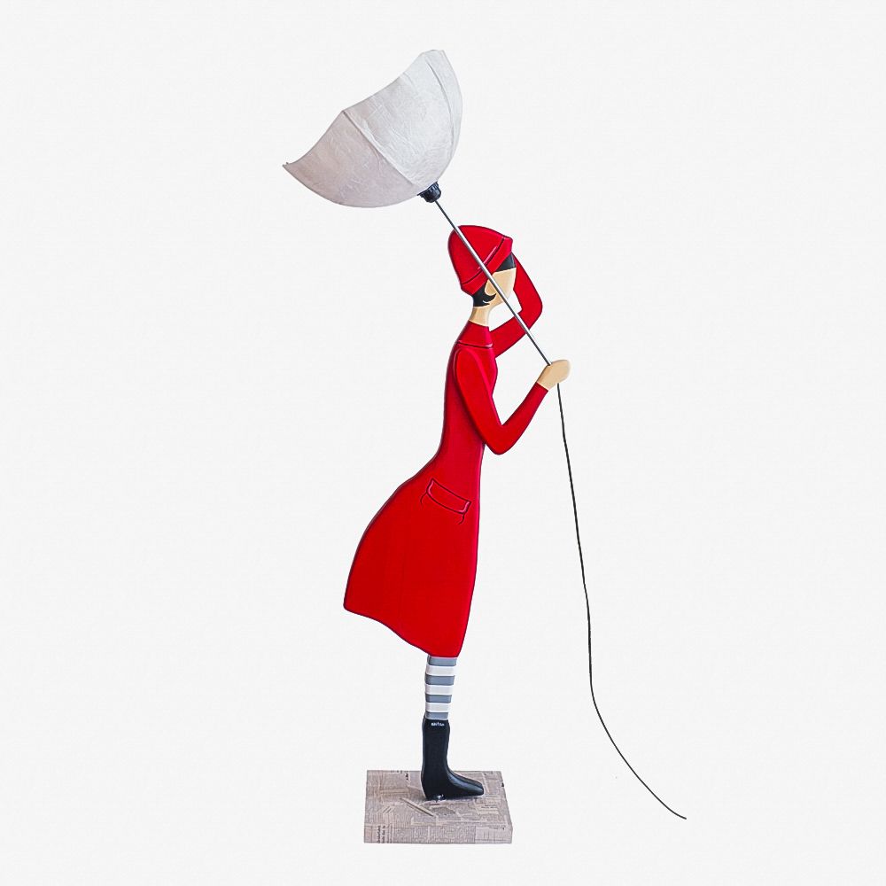 Sculptures, statuettes and miniatures - Lady Floor Lamp - SKITSO