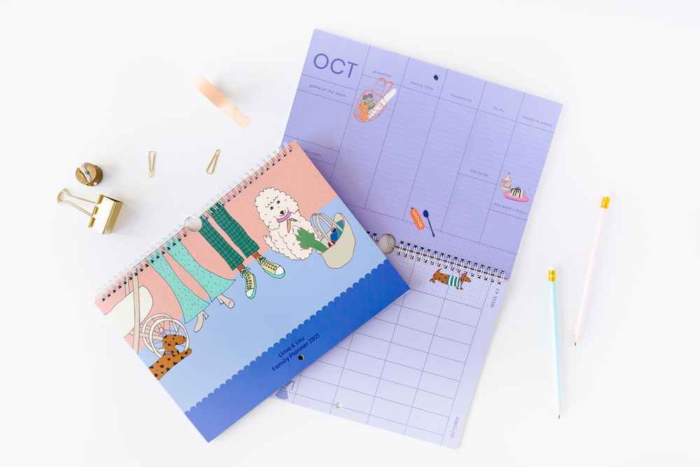 Papeterie bureau - A-Journal Family Planner 2021 - A-JOURNAL
