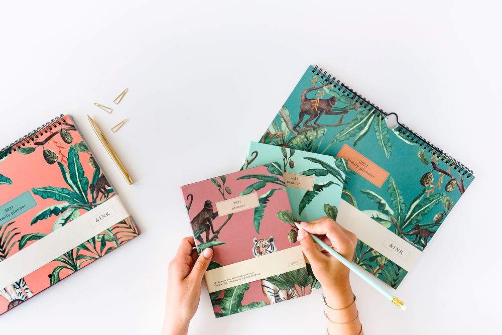 Stationery - &INK Family Planners 2021 - A-JOURNAL