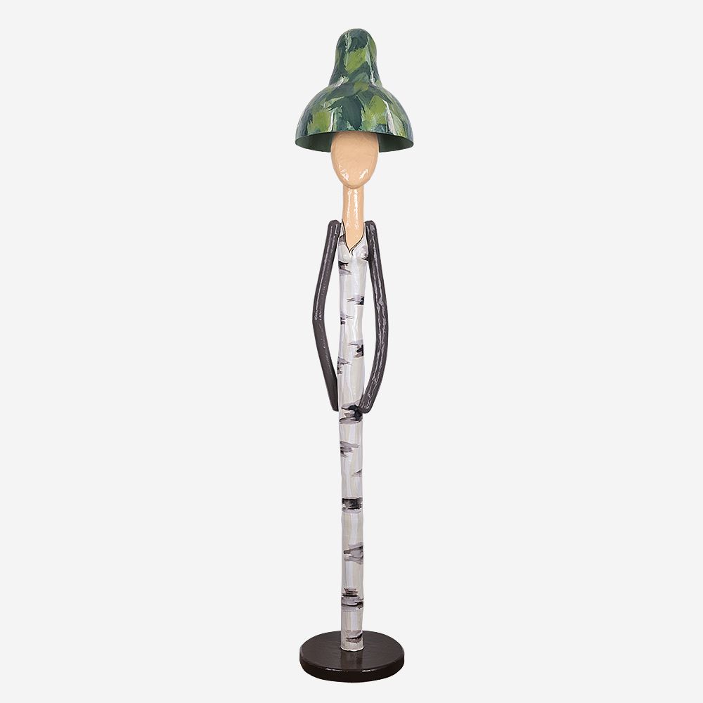 Sculptures, statuettes and miniatures - LEFKI | Papier-Mâché floor lamp - SKITSO