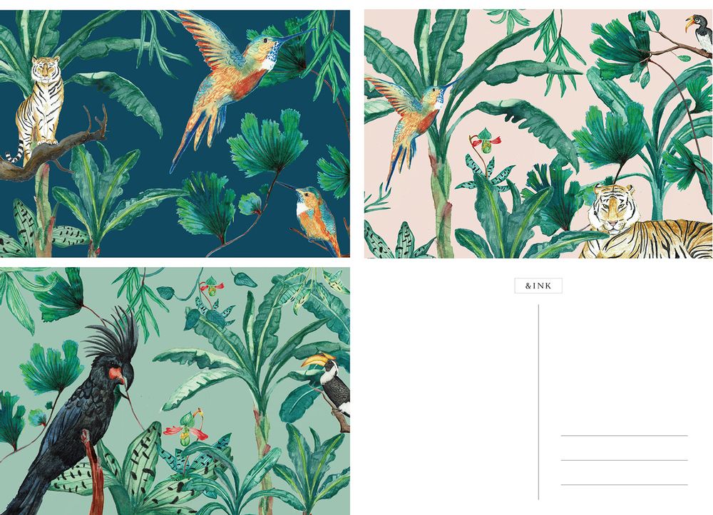 Papeterie bureau - &INK Cartes Postales A6 - A-JOURNAL