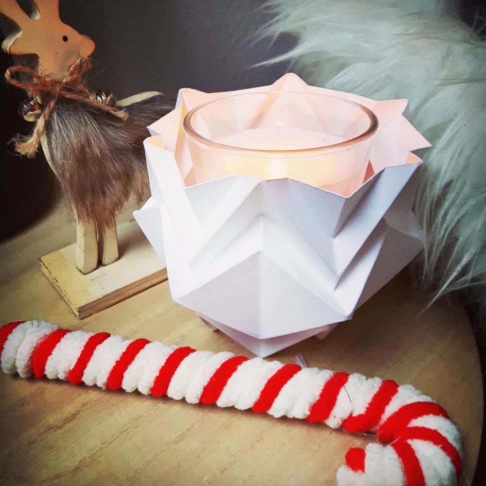 Decorative objects - Origami Tealights Holders - Pakc of 3 - TEDZUKURI ATELIER
