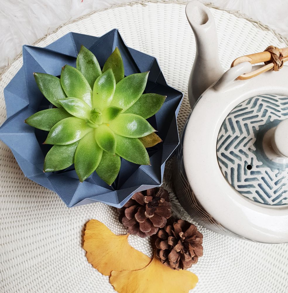 Decorative objects - Origami Tealights Holders - Pakc of 3 - TEDZUKURI ATELIER