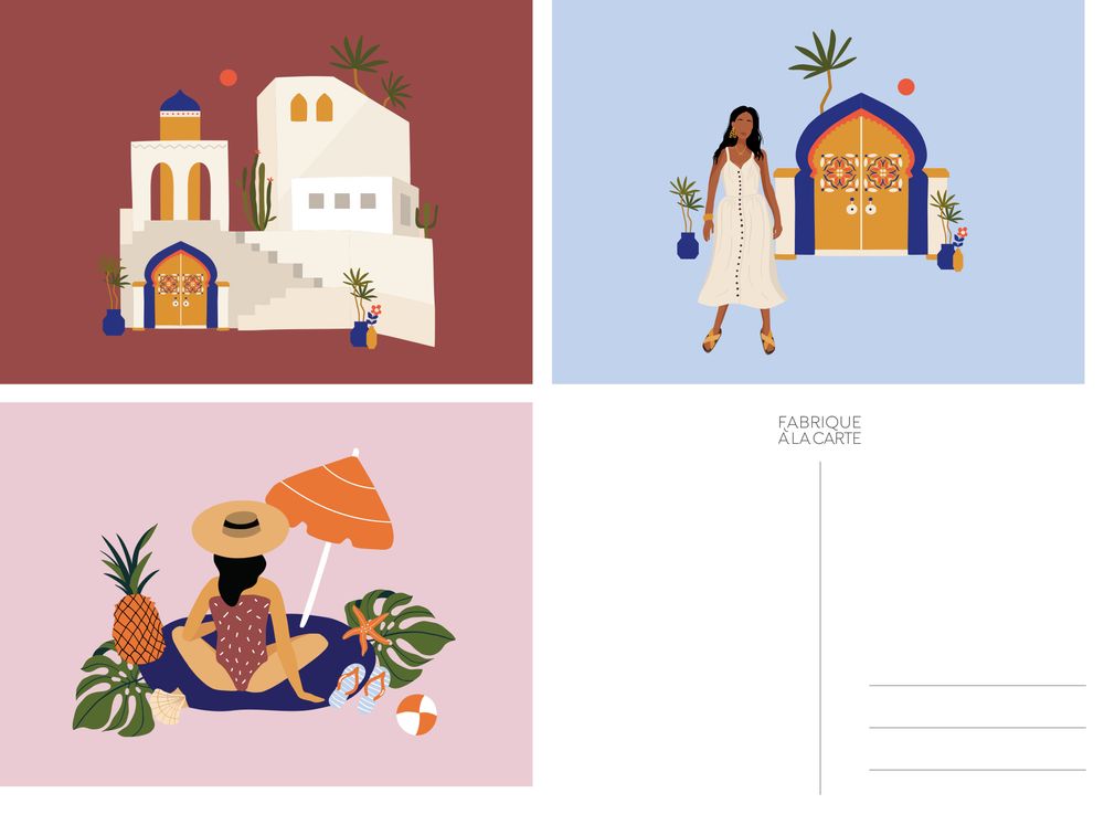 Stationery - Fabrique a la Carte Postcards A6 - A-JOURNAL