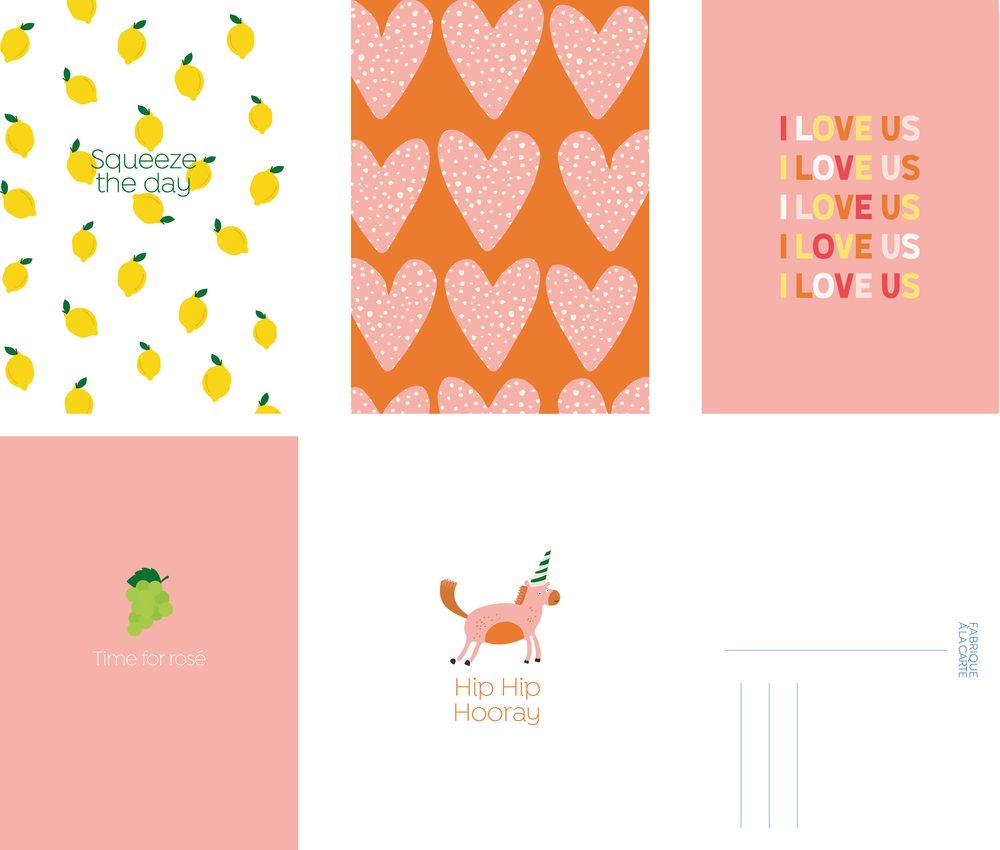 Stationery - Fabrique a la Carte Postcards A6 - A-JOURNAL