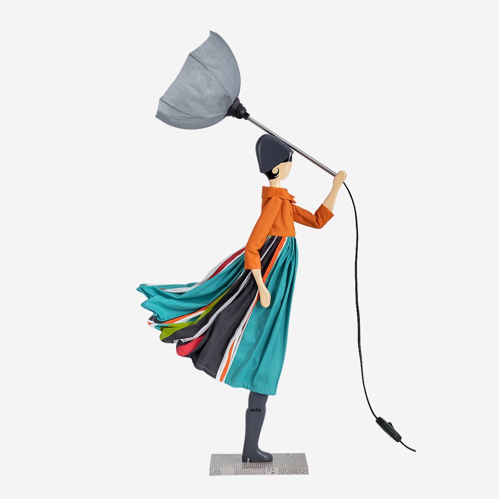 Sculptures, statuettes and miniatures - PARESA | Little Girl table lamp - SKITSO