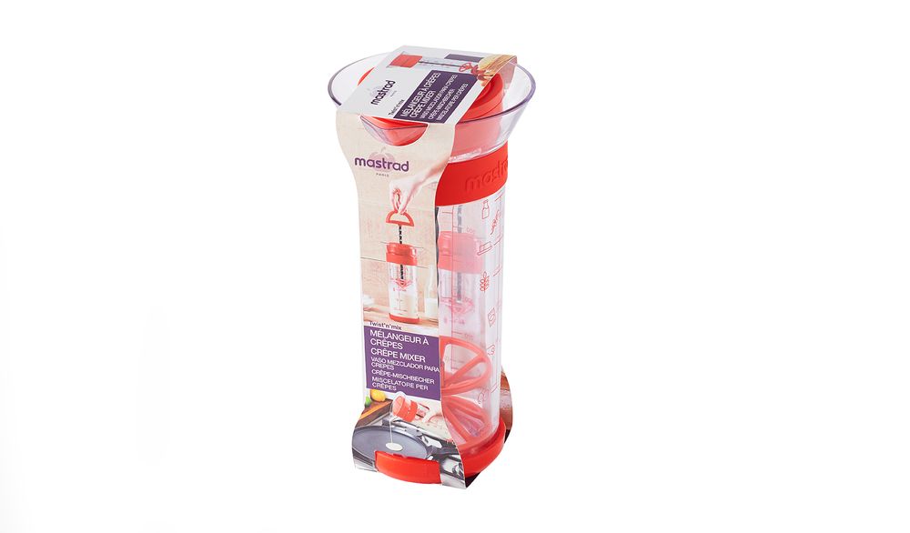 Ustensiles de cuisine - TWIST'N MIX - SHAKER A CREPE - ROUGE - M&CO