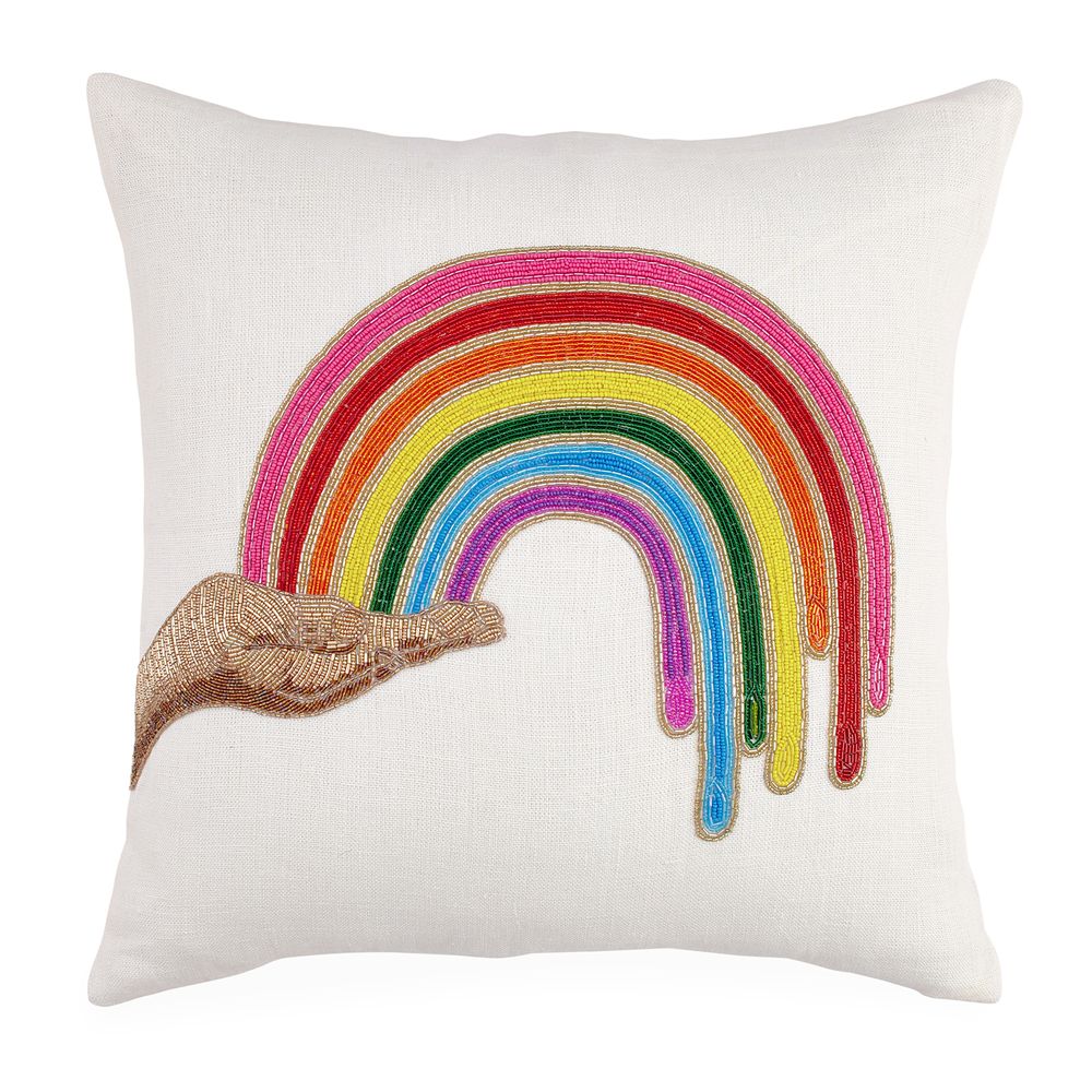Coussins - Coussin Arc-en-ciel en Main - JONATHAN ADLER