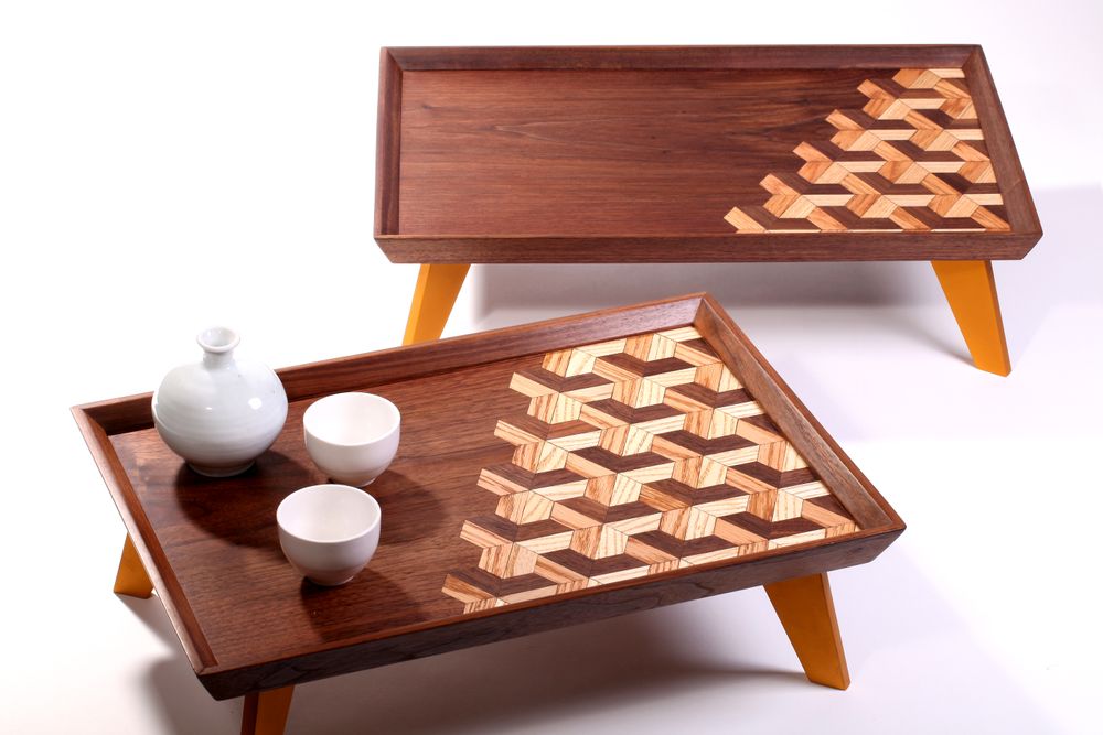 Dining Tables - Tortoise Shell Pattern Short Table - WORKSHOP YEONHUI
