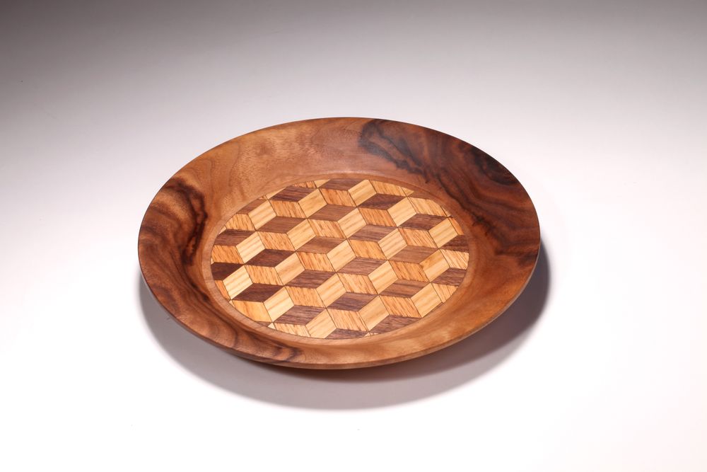 Gifts - Tortoise Shell Pattern Round Tray - WORKSHOP YEONHUI