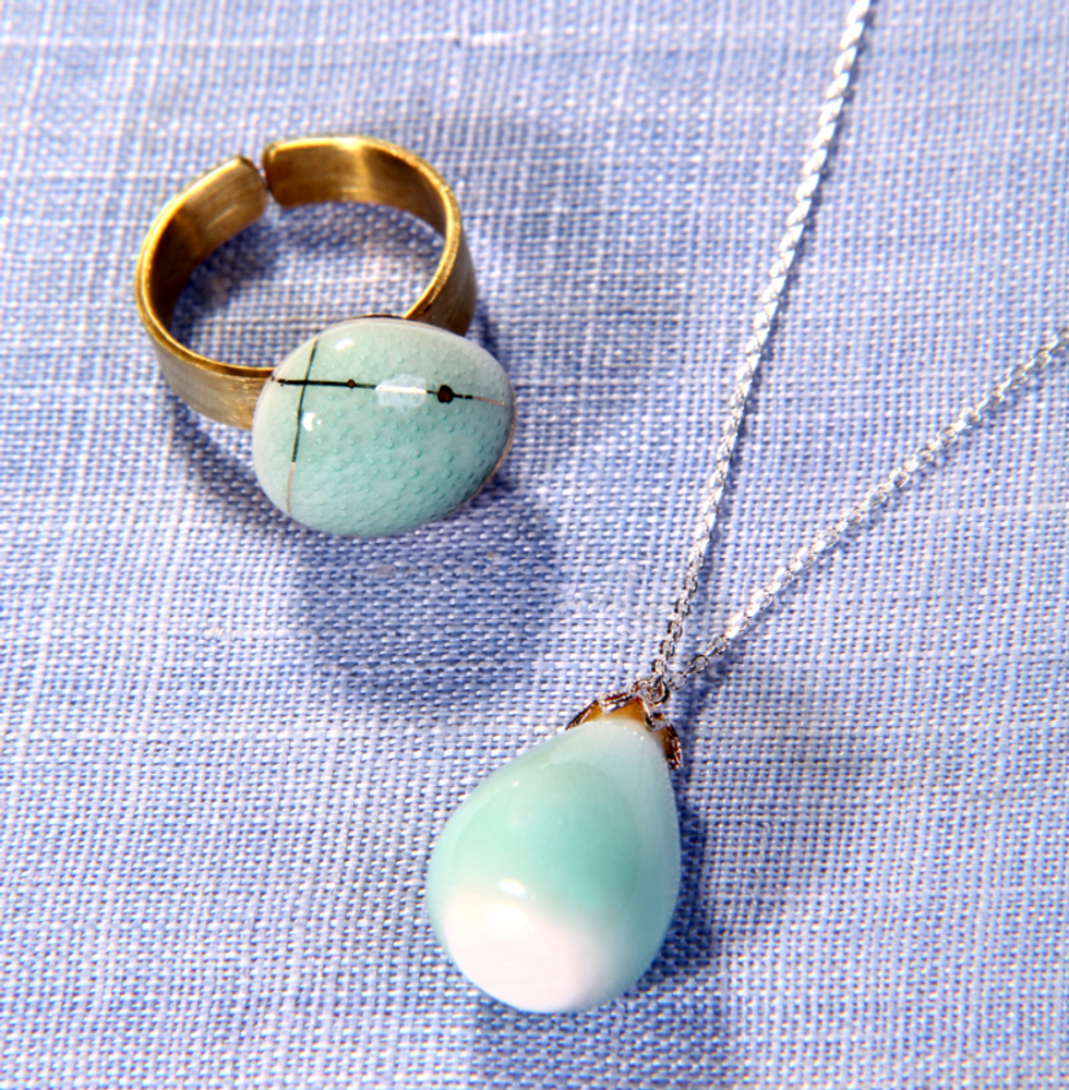 Cadeaux - Ensemble de bijoux en perle de boue n°2 - MARU