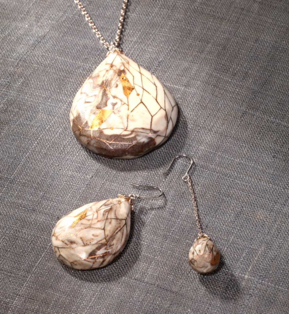 Gifts - Mud Pearl Unbalance Jewelry Set No.3 - MARU