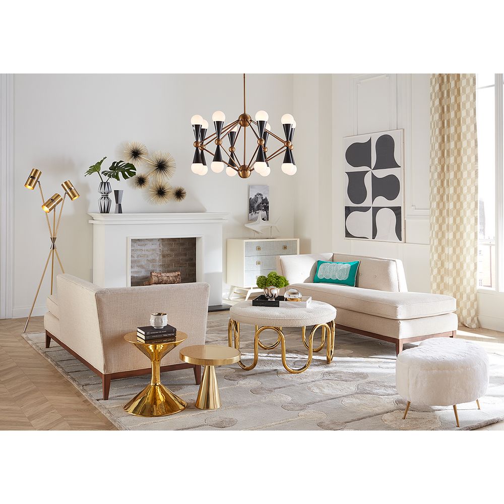 Coffee tables - Scalinatella Ottoman - JONATHAN ADLER