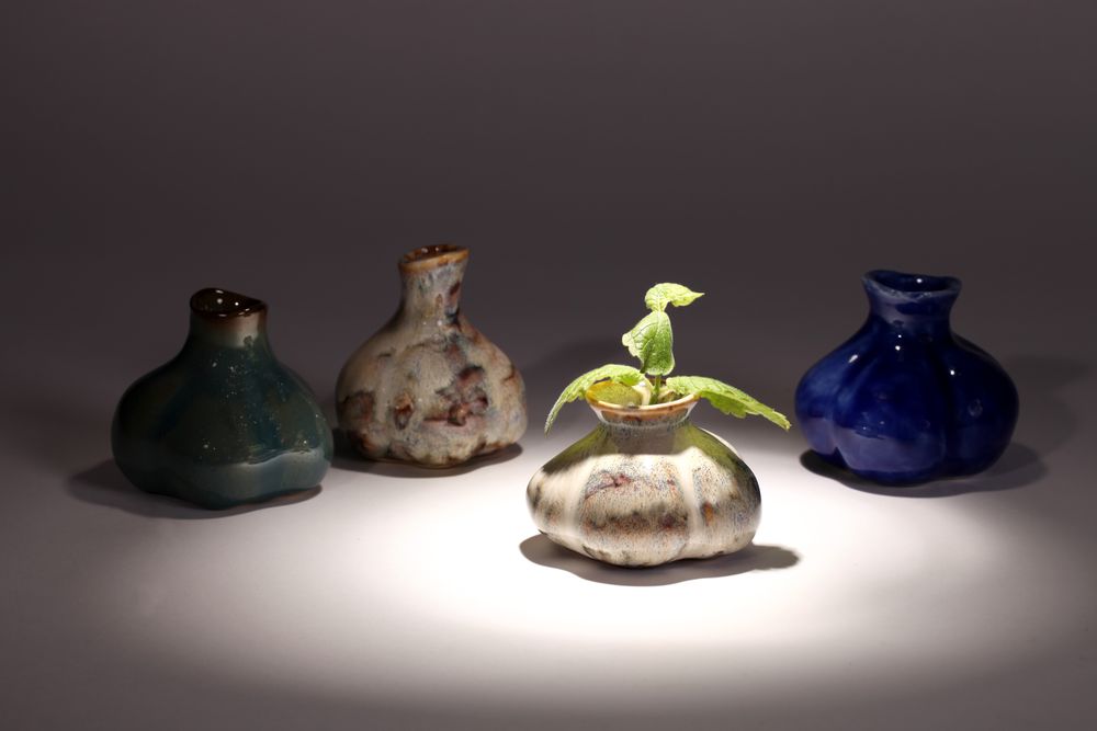 Vases - Ceramic Pumpkin Vase - HAEDAM