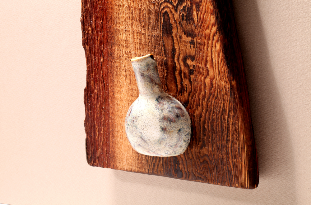 Objets de décoration - Décoration murale en bois et céramique - HAEDAM