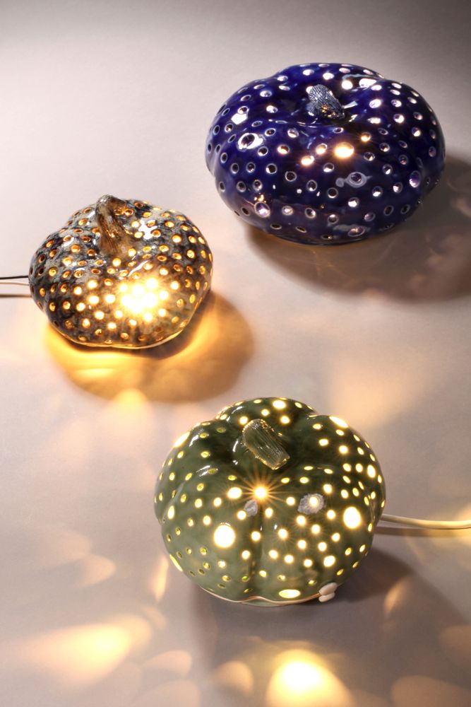 Objets de décoration - Lampe citrouille en céramique - HAEDAM
