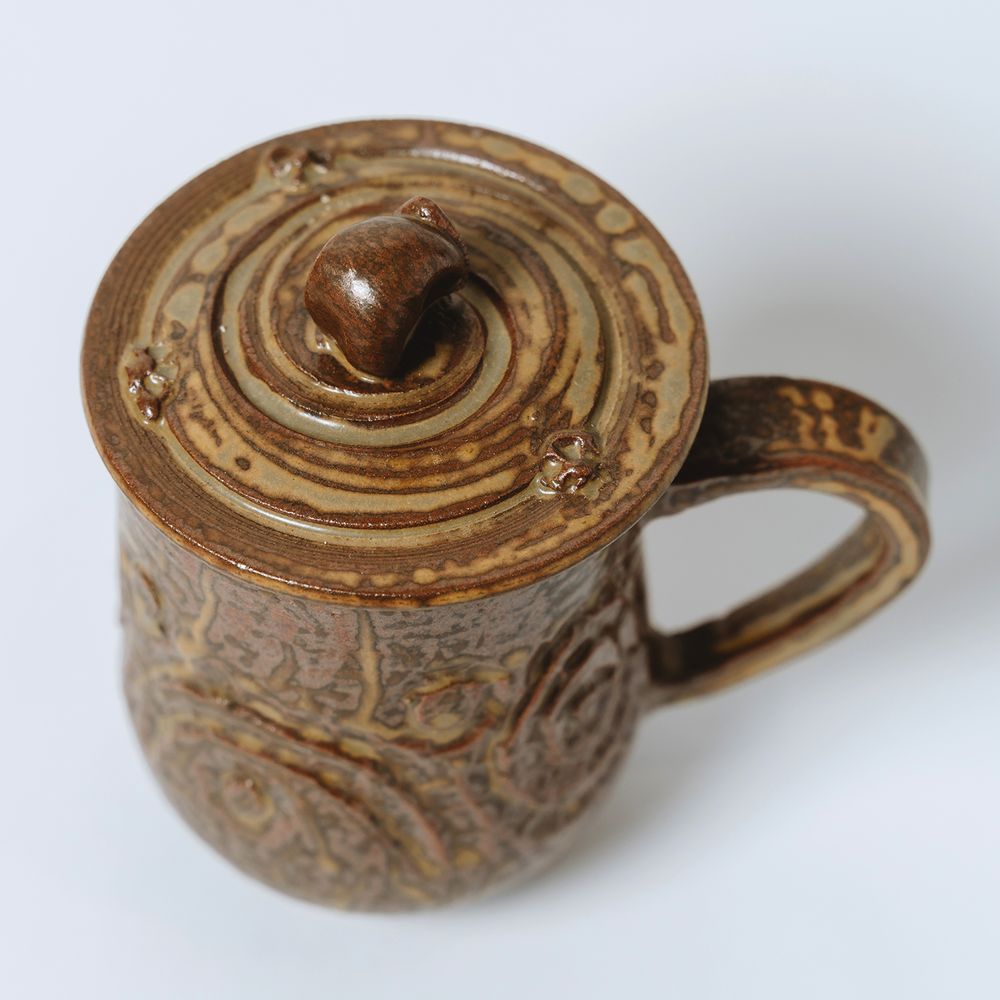 Tasses et mugs - Mug à couvercle totem - TAITUNG ESSENCE - ADISI POTTERY