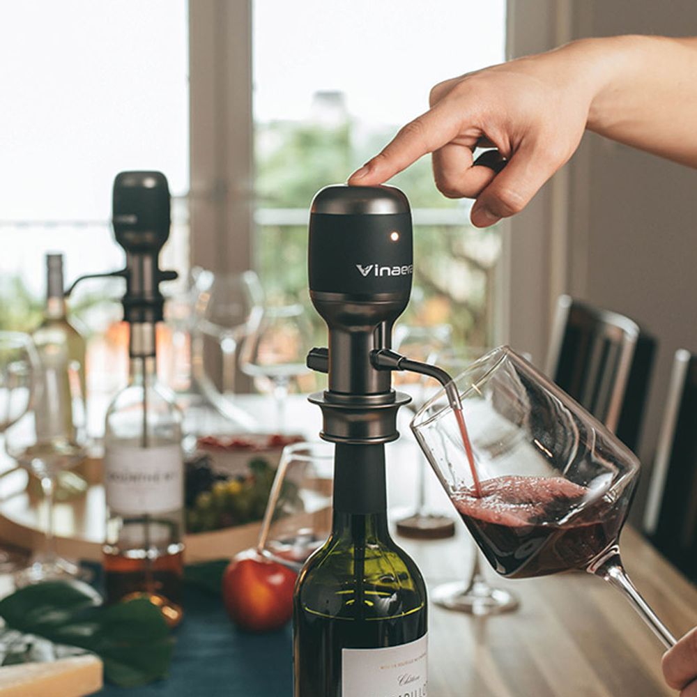 Accessoires pour le vin - Vinaera Aérateur de vin électrique Pro-Réglable - VINAERA