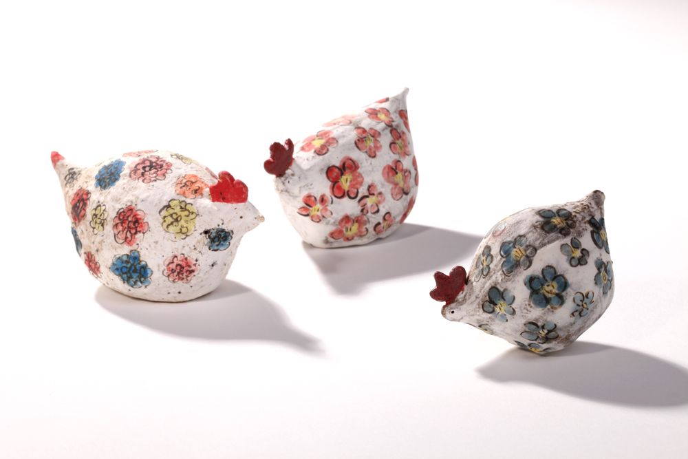 Céramique - Objet de fleur de l'histoire - HWATAK