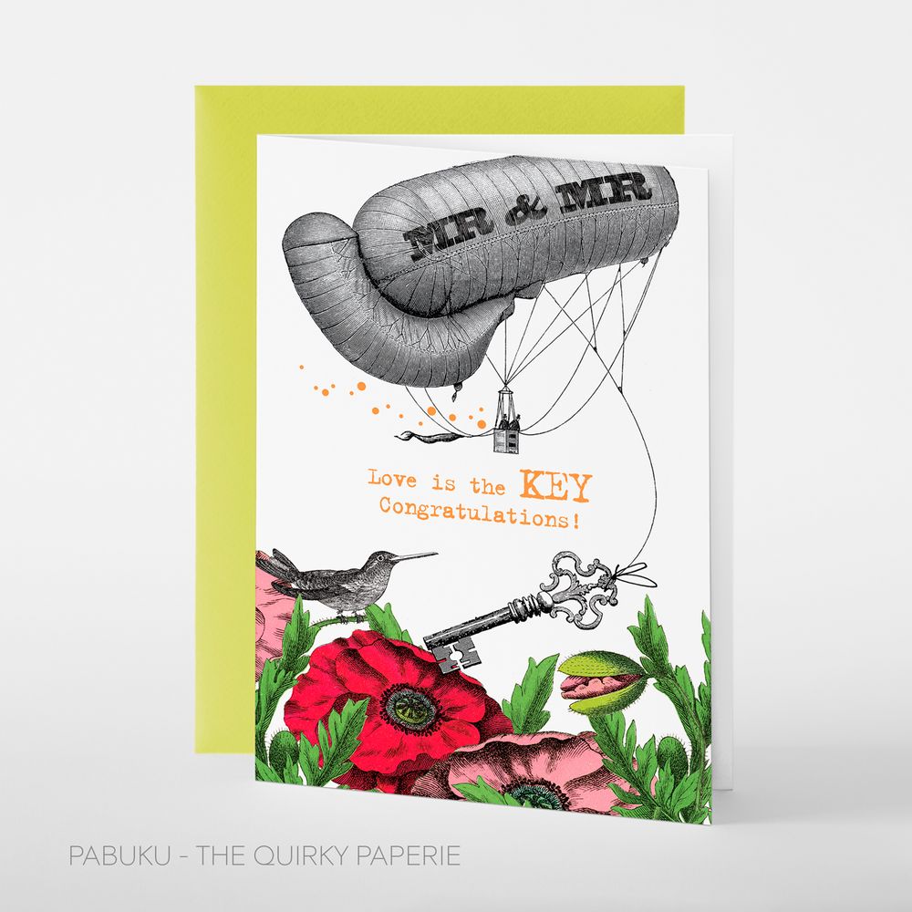Carterie - cartes de vœux - MARIAGE - PABUKU