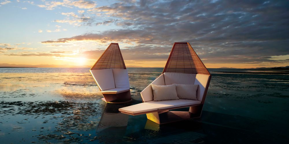 Systèmes de terrasse - S-serie Shell Big avec coussin - KENKOON