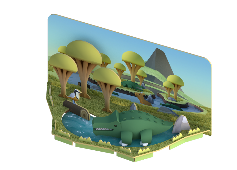 Jouets enfants - Puzzle 3D animaux - KIDYWOLF