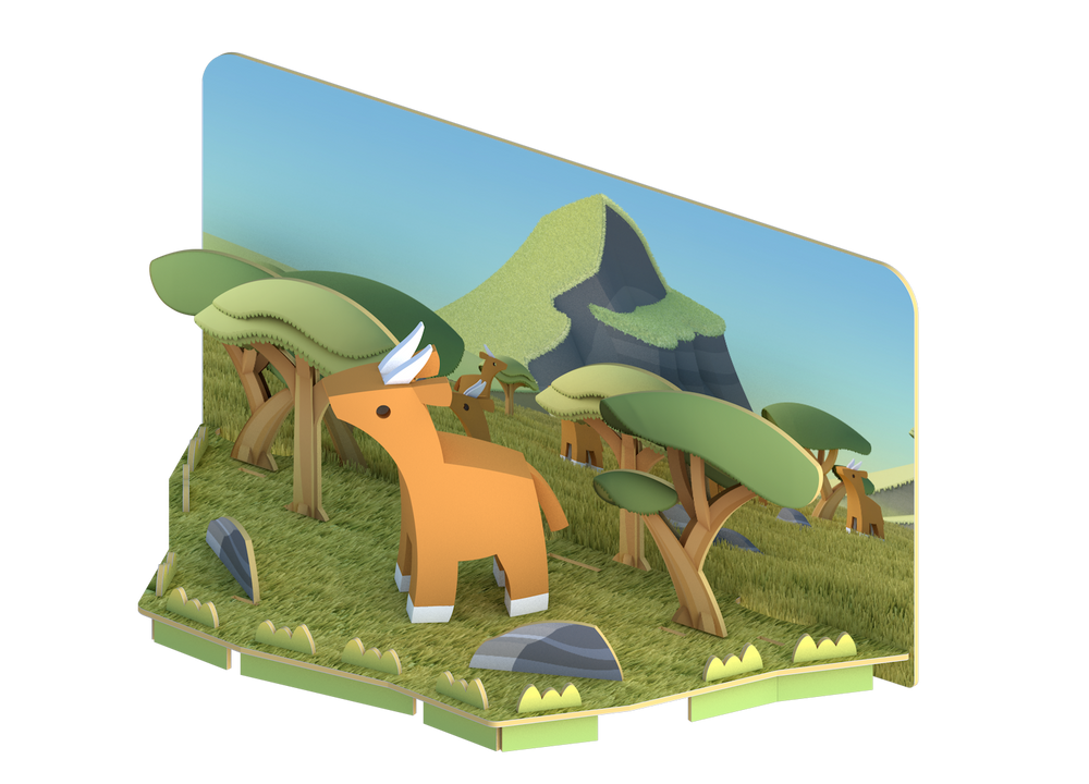 Jouets enfants - Puzzle 3D animaux - KIDYWOLF