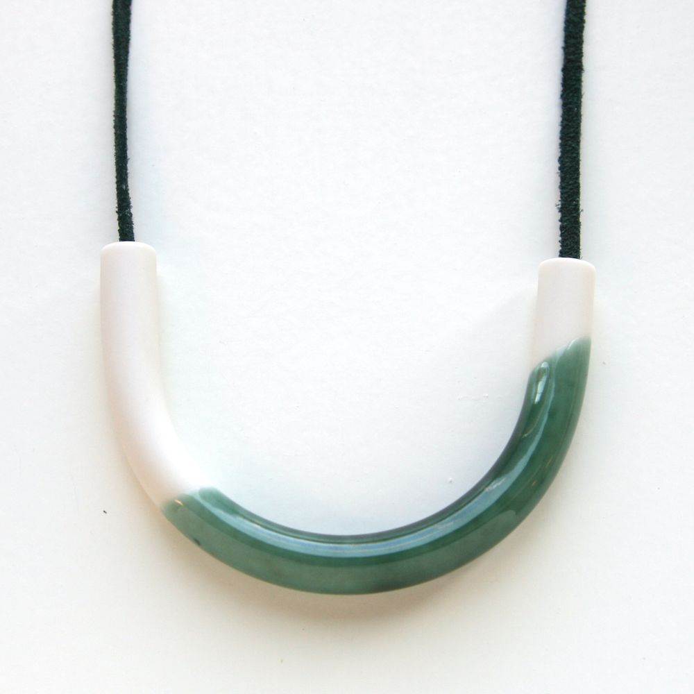 Ceramic - ARC necklace - STUDIO INEKE VAN DER WERFF