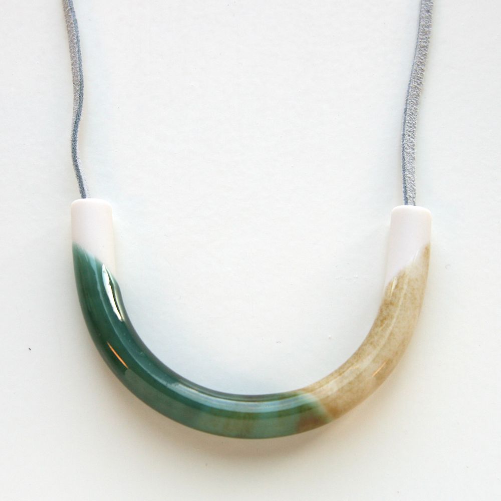 Ceramic - ARC necklace - STUDIO INEKE VAN DER WERFF