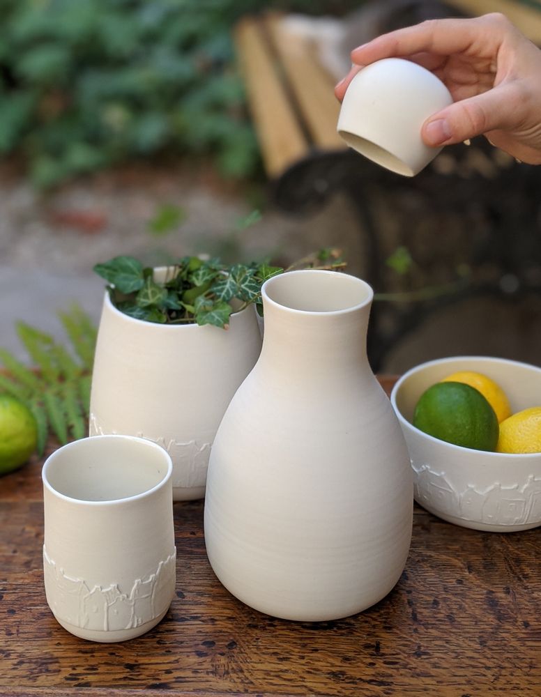 Carafes - Carafe avec bouchon rond - BÉRANGÈRE CÉRAMIQUES