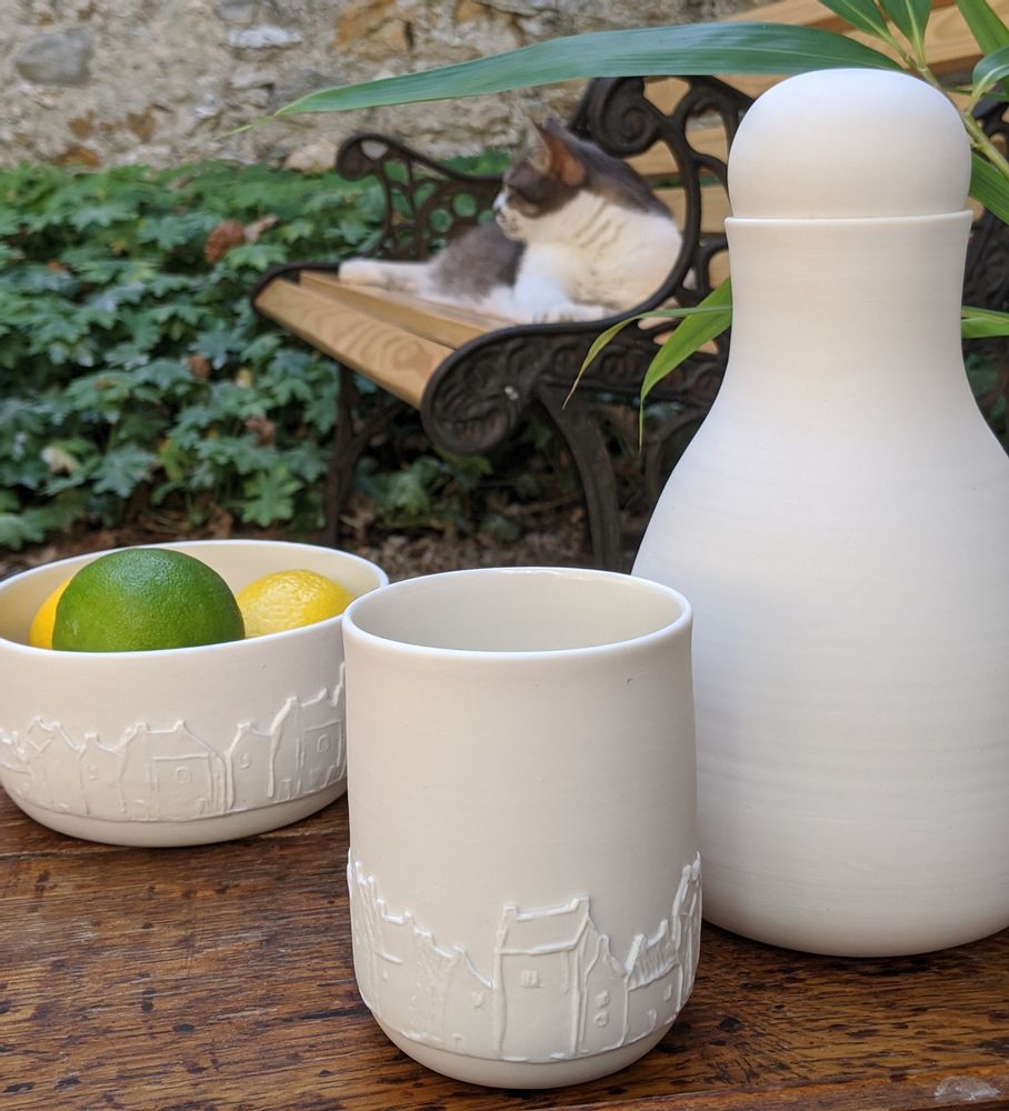 Carafes - Carafe avec bouchon rond - BÉRANGÈRE CÉRAMIQUES