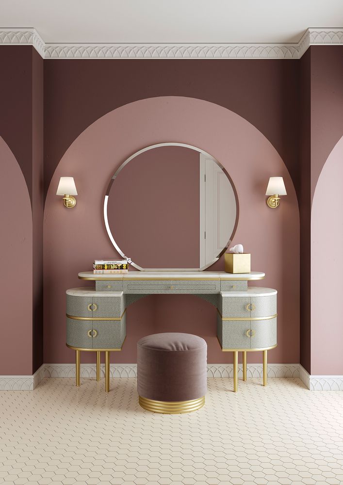 Meubles pour salle de bain - Meuble coiffeuse Zelda - DEVON&DEVON