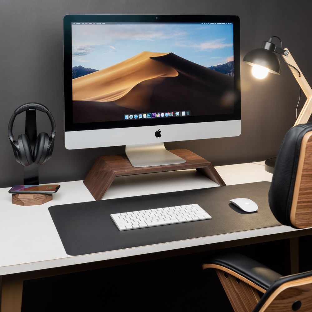 Desks - Wooden monitor stand - OAKYWOOD