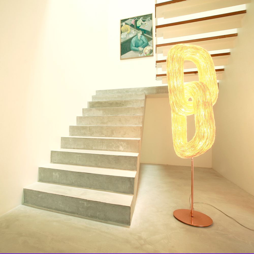 Objets design - Double Orbit (éclairage au sol) - ANGO
