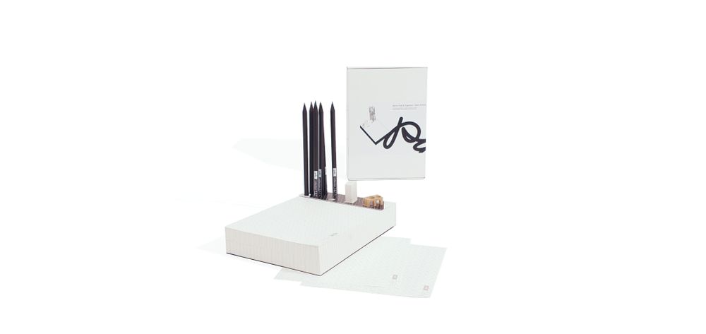 Gifts - Memo Pad & Organizer - Black Pencils - PULP SHOP