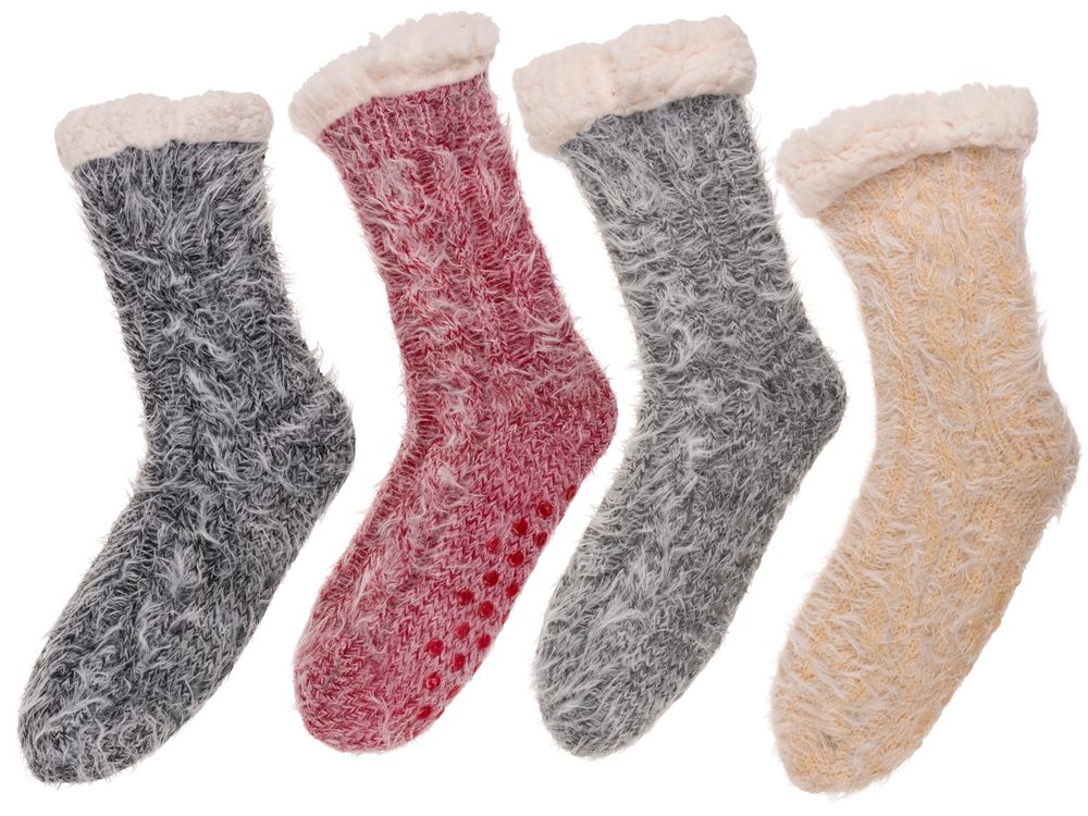 Socks - Comfort socks, Fluffy - OUT OF THE BLUE