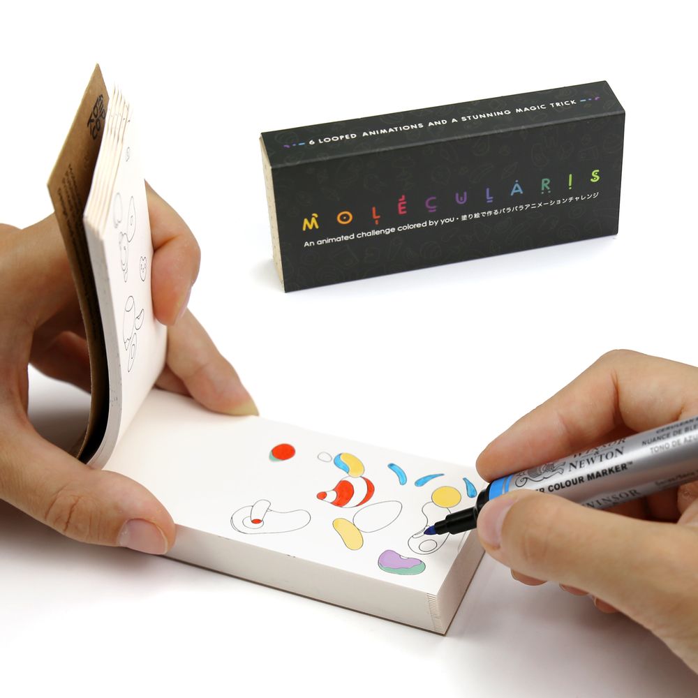 Stationery - Molecularis Coloring Flipbook - FLIPBOKU