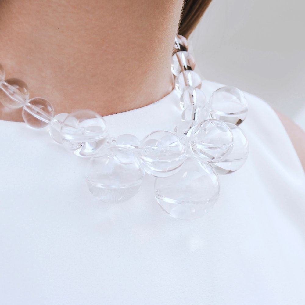 Bijoux - Collier de gouttelettes Statement - LAJEWEL