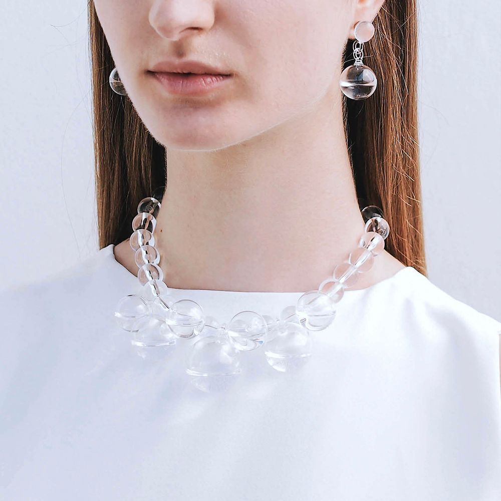 Bijoux - Collier de gouttelettes Statement - LAJEWEL