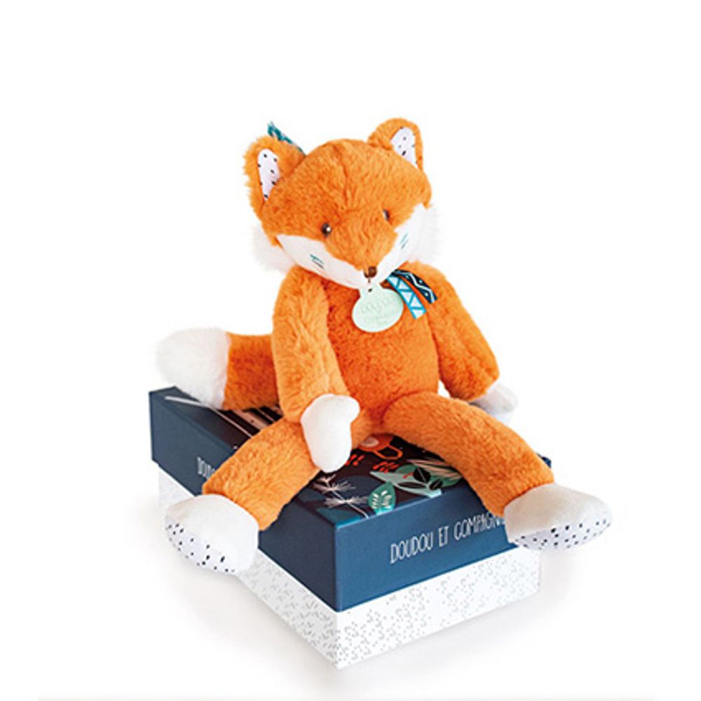 Soft toy - TIWIPI Fox - Doll 30cm - DOUDOU ET COMPAGNIE